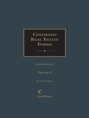 cover image of Colorado Real Estate Forms